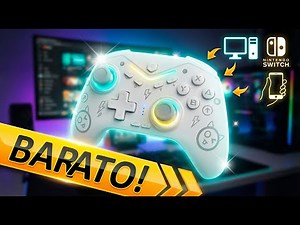 Wireless RGB controller that works on Nintendo Switch, PC, and mobile! 🎮😍 Wireless Controller CM 619