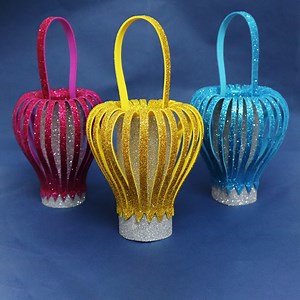 3.5M views · 71K reactions | Amazing Eva Glitter Foam Christmas Ornaments. Easy Christmas Tree Decorations Ornaments making with Eva Foam. DIY Christmas Crafts. | Colors Paper | Facebook