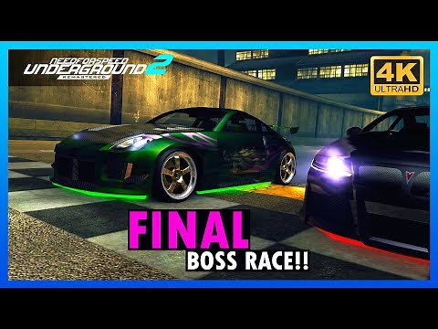 Need For Speed Underground 2 Remastered - Final Race & Ending [4K 60FPS]