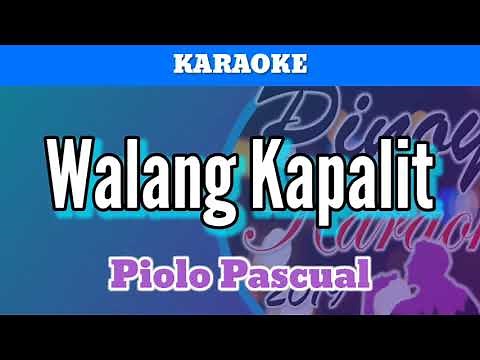 Walang Kapalit by Piolo Pascual (Karaoke)