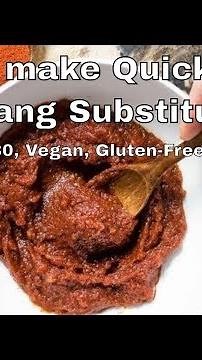 Gochujang substitute (Korean hot pepper paste substitute) for Paleo, Whole30, Vegan, Gluten-free