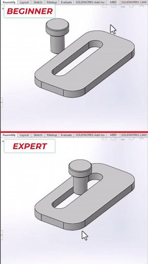This Advanced Mate Changes Everything in SolidWorks 😱 #advanced #solidworkstips #mate #mechanical