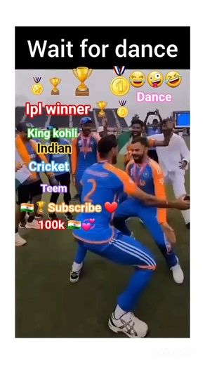 ipl winner🏆🥇 king kohli funny dance 🤣 #ipl #kingkohli #cricket #shortsfeed #trendingshorts #ytshorts