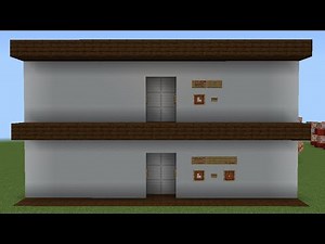 Minecraft - Very Realistic Two-Wide 2-Floor Redstone Elevator with Realistic Features