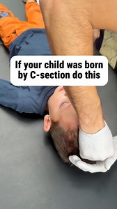 If your child was born by a C-section, this is one of the most powerful releases you can do. When we don’t go through the birth canal, the head doesn’t go through a pressurized tunnel. This pressure is necessary to help shape the bones of the head, and as a result impacts the way that they move. As a result, this can lead to anxiety, ADHD, and hypersensitive emotions. By moving the Fascia on the head, we create space for the bones to move properly giving our children some relief. This can litera