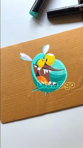 learn beautiful coloring of fly insects for kids