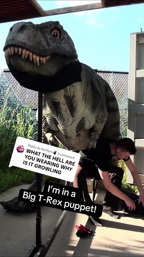 Flying a T-Rex Puppet: My Unique Job Experience