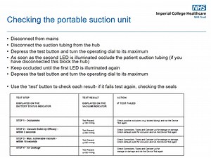 Resus trolley check tutorial