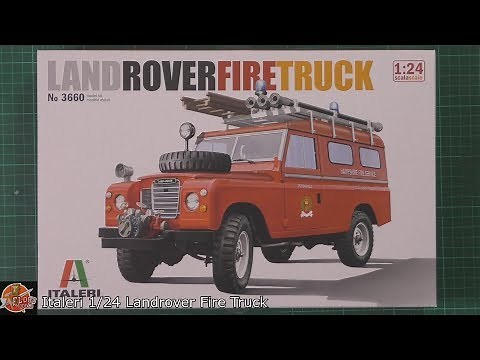 Italeri 1/24 Land rover fire Truck review