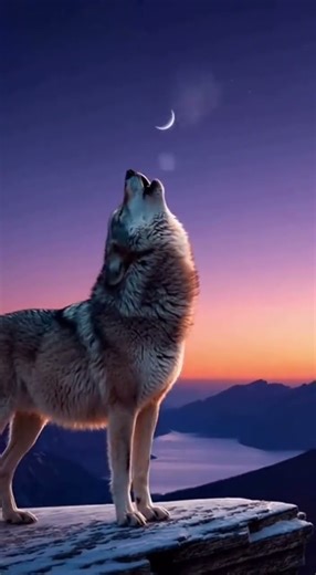 Cry of the Lonely Wolf😱😱