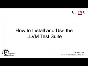 The LLVM Test Suite