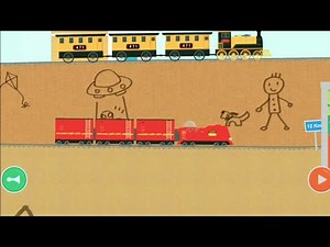 Labo Brick Train #26 - Red Labo Train play Ground - Android Gameplay