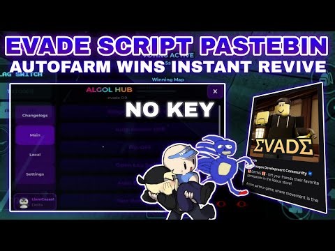 [New]🔦Evade Script Pastebin Autofarm Wins AFK (KEYLESS) Autofarm Cash, Instant Revive, AutoRevive😇