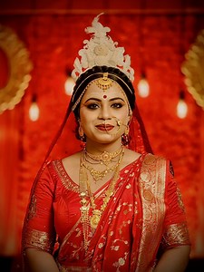 625 reactions · 12 shares | Traditional Bengali Bridal Makeup look for Dr swarnali’s dream wedding day . | Anubrati's Makeup Studio | Facebook