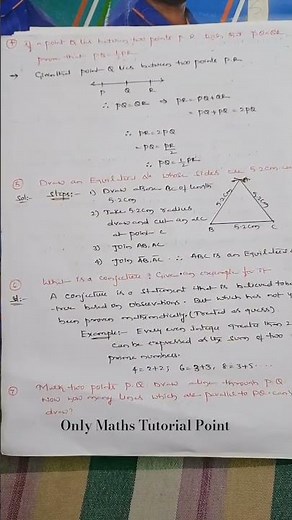Class 9th : Elements of Geometry: Ex:3.1...#newpost #geometry