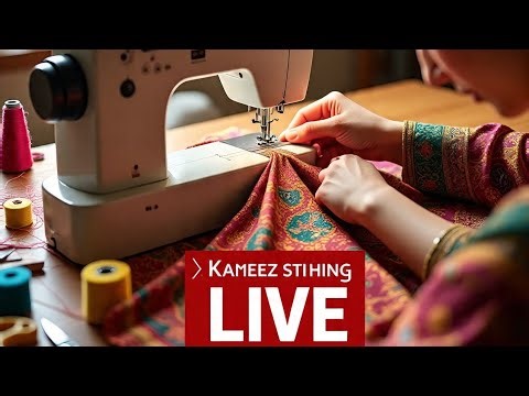 “LIVE Sewing Session | How to Stitch a Perfect Kameez from Start to Finish”