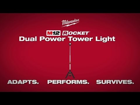 Milwaukee® M12™ Rocket™ Dual Power Tower Light