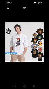 #New INSPI Originals Bear Oversized Tshirt for Men Tops for Women Couple Shirt Plus Size Top Graphic Tees Trendy Korean Tee Only ₱259.00! #bestsellers #tiktokshop #fyp