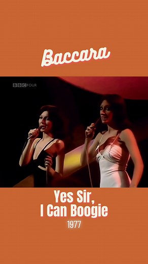 Baccara in 1977 performing their huge global hit ‘Yes Sir, I Can Boogie’ which is one of the worlds biggest selling singles ever!! #ForYou #TopOfThePops #FOrYouPage #FYP #70s #70smusic #disco #GirlGroups #