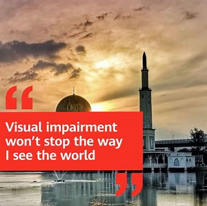 137K views · 337 reactions | She can’t see with her eyes but she can with her heart. Here’s how Jamaliah captures her best photos of our world with AI. Discover the people who made a difference: https://tinyurl.com/y59l76pf #Huawei #WhoIsHuawei | Huawei | Facebook