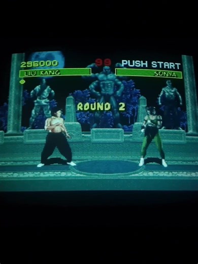 Liu Kang vs Sonya MK SNES