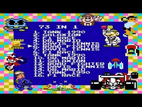 Playing 73 Classic NES Games in One Cartridge!