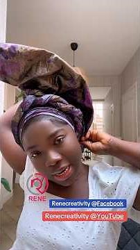 Learn This Step by Step Simple Gele Tutorial #turban #headwrap #scarf