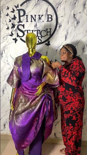 MAKING OF THE TRENDING BUBU GOWN ,FROM CUTTING TO SEWING #fashion #dress