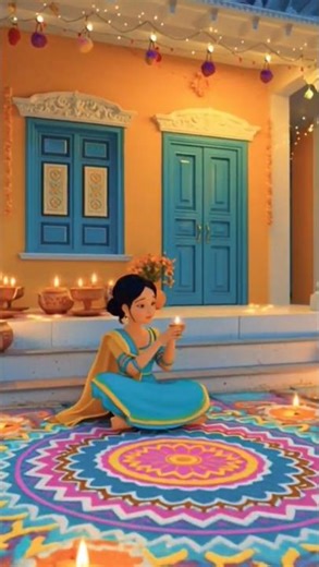 happy Diwali 🎇#cartoon #animation #short cartoon video