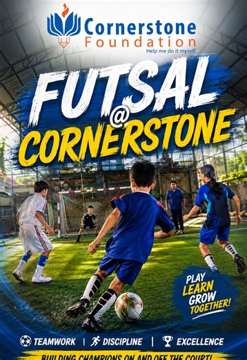 Futsal at Cornerstone: Play, Learn, Grow Together