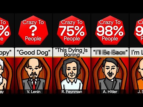 Probability Comparison: Craziest Last Dying Words