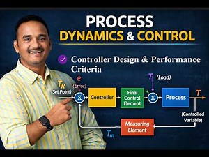 Lecture 24 : Controller Design & Performance Criteria | Introduction to Z-N Tuning | Process Control