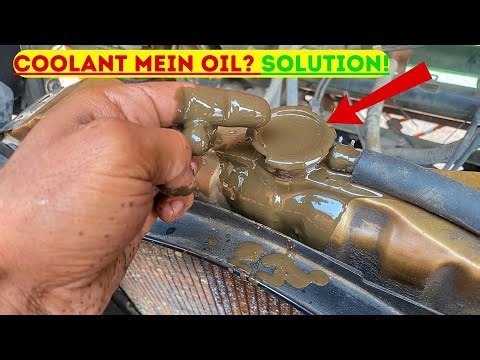 Engine Oil Mixed with Coolant | Causes and Fix Isuzu FV￼Z track