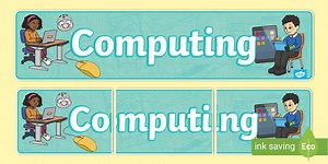 KS1 Computing Display Banner