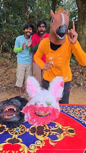 Funny Mask Challenge with 3 Brothers 😆 Wait for the END! 😂😱