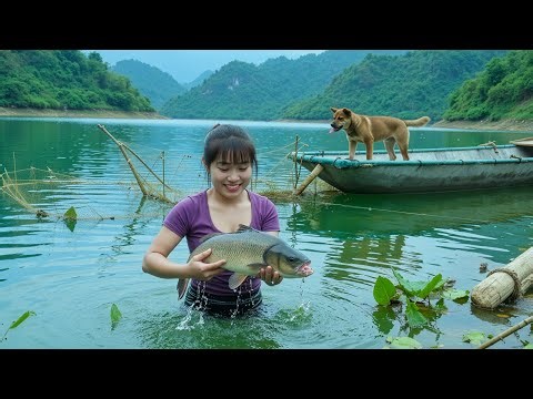 Timelapse: 60 Days Building a Sustainable Life on a Lake Island