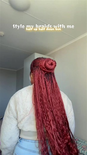 simple braids hairstyle tutorial 🤎 #hairstyleideas #stylingbraids #hairtutorial #uwc #4chair