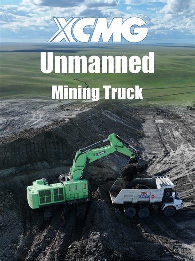 XCMG unmanned mining truck: achieves full-process autonomous battery swapping, loading, and unloading of coal. #truck#Autonomous#HeavyEquipment#usedtruckparts #smart