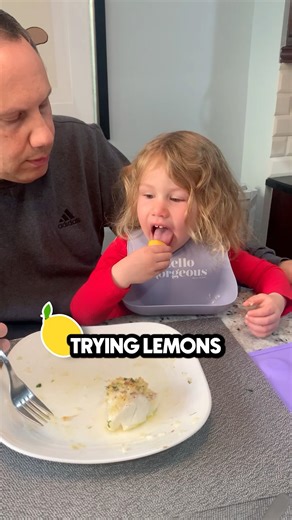 Priceless reaction to eating her first lemon! 😆 Sophia wants to eat the lemon on its own. She’s never tried it before, but I like to let her explore and experience things for herself…even if they aren’t the norm. #lemon #kids #funnymoments #reaction #realfood | The Cool Eats