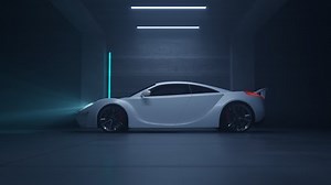 White Sports Car Standing Clean Garage Stock Footage Video (100% Royalty-free) 1092125911 | Shutterstock