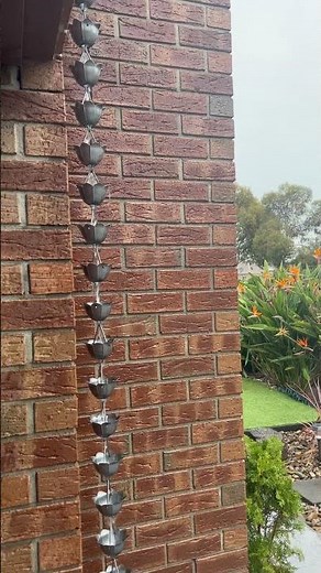 Rain chain water sound | #rain | #naturesounds | Rain Chain |