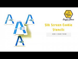 How To Make Silk Screen Cookie Stencils