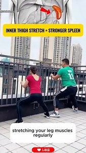 2.5K reactions · 16 comments | INNER THIGH STRETCH = STRONGER SPLEEN | Taichi with Madam | Facebook