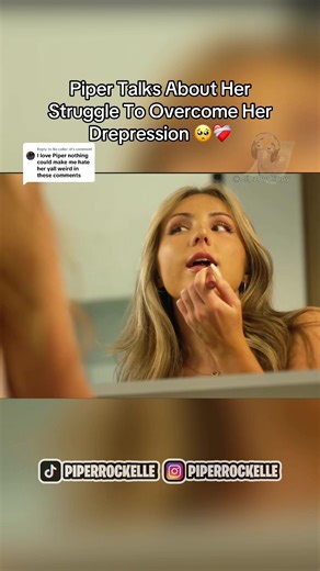 Replying to @No caller id Piper Talks About Her Struggle To Overcome Her Drepression 🥺❤️‍🩹 @🎀Piper Rockelle🎀 #piperrockelle #hulu #documentary