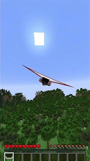 Hang Glider Mod in Minecraft
