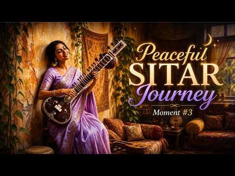 Peaceful Sitar Journey | Relaxing Indian Instrumental Music 🎶 | Meditation & Sleep Music | Moment #3