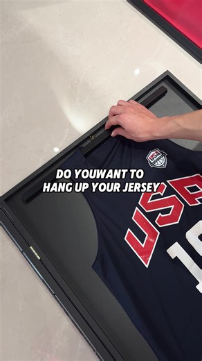 Jersey storage hack✨ Frame dust-proof & stylish#frame #jersey #collection #tiktokshopjumpstartsale #usa #nba