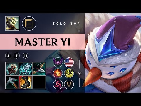 Master Yi Top vs Darius - NA Master Patch 25.23