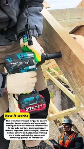 Fast Timber Framing Assembly Using a Cordless Impact Wrench