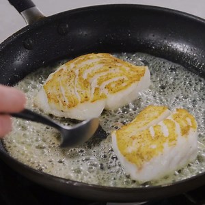 We’ll just leave this loop of perfect sizzling butter and tender, flaky fish here. Sign up for a free trial to get the full recipe: https://cooks.io/31OoeCQ | Cook's Illustrated